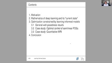 OWOS:Michael Hintermüller-"Optimization with Learning-Informed Diff. Eq. Constraints & Applications"