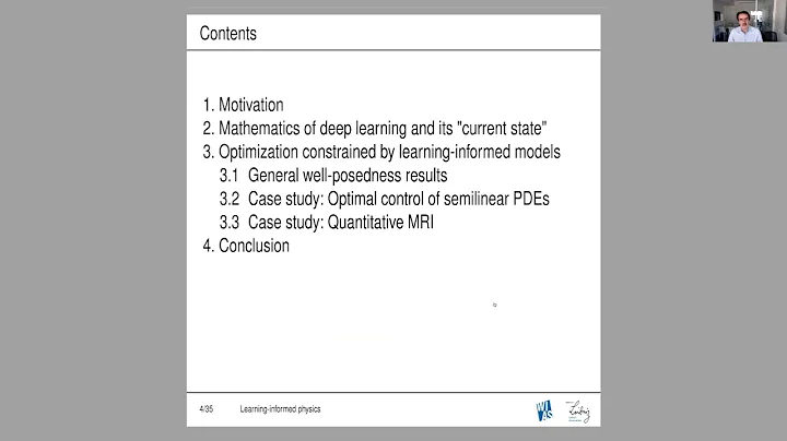 OWOS:Michael Hintermüller-"Optimization with Learning-Informed Diff. Eq. Constraints & Applications"