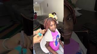 Traditional way for curls formation / curls formation