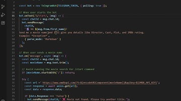 Build a Telegram Movie Info Chatbot with Node.js and OMDB API | Step-by-Step Tutorial