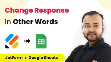 How to Change Form Responses in Some Other Words - JotForm to Google Sheets