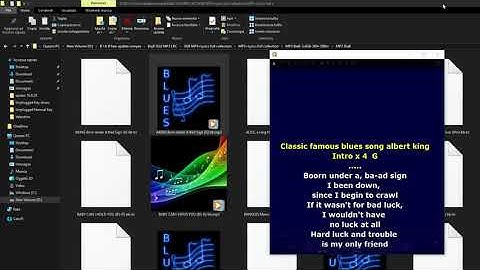 Free Backing Tracks made with Band-in-a-Box. How to set up the songs.  How to edit the Lyrics.