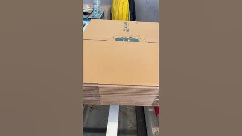 Ruichang Carton Machinery Co., Ltd - FULLY AUTOMATED FEFCO 0201 CARDBOARD BOX PRODUCTION LINE