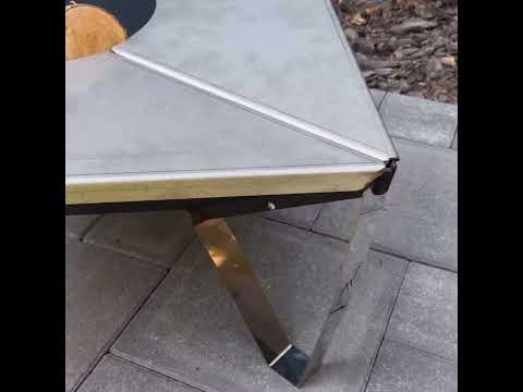 Кострова чаша розбірна 70см*70см висота 30см, видео 1