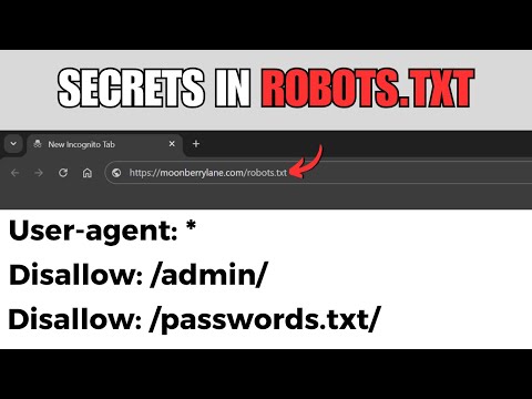 Find Hidden Secrets Of Any Website Robots Txt PicoCTF Roboto Sans 