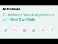 Customize aipowered applications with your own data