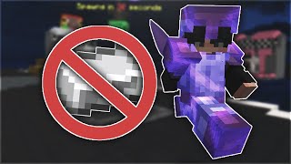 Minecraft Bedwars but we CANNOT Use IRON..