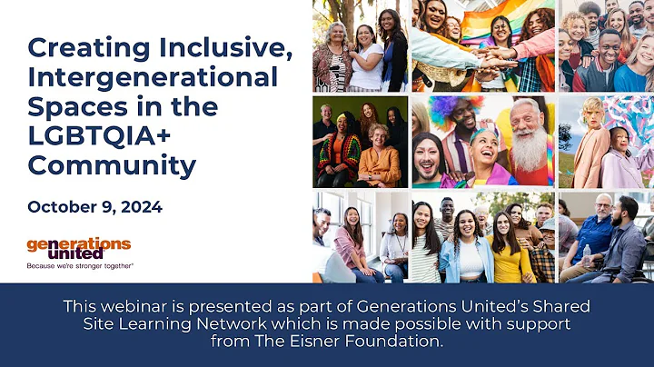 Creating Inclusive, Intergenerational Spaces in the LGBTQIA+ Community