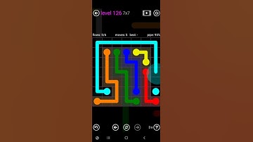 How To Solve Flow Free 7x7 Mania Level 126 Easy Board Walk Through Solution Walkthrough