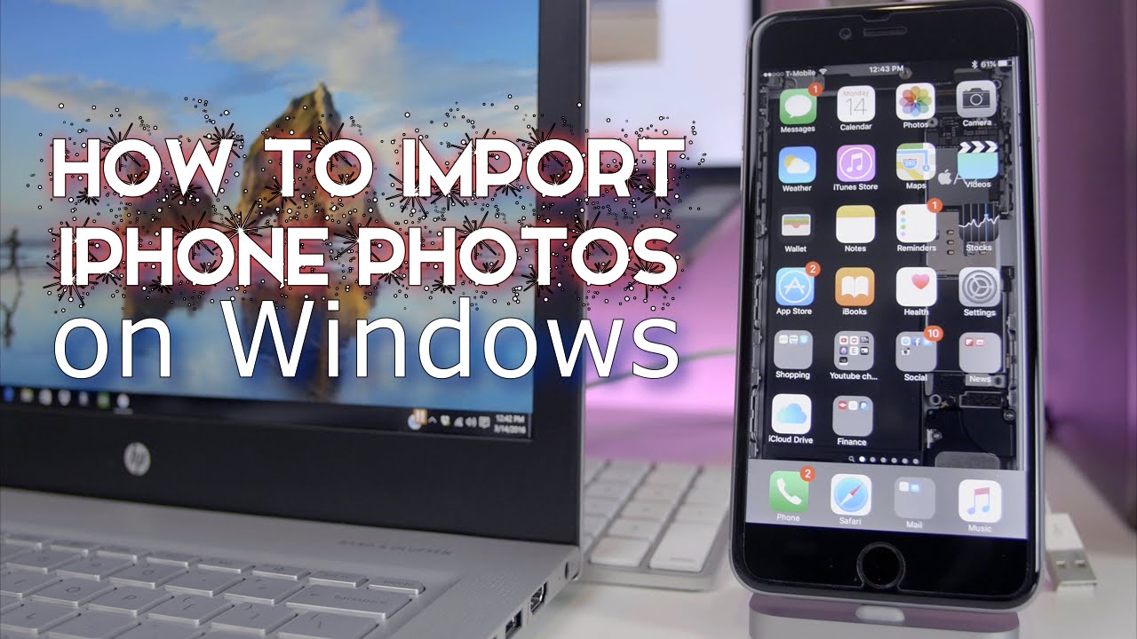 how to download photos from iphone to pc windows 10 usb