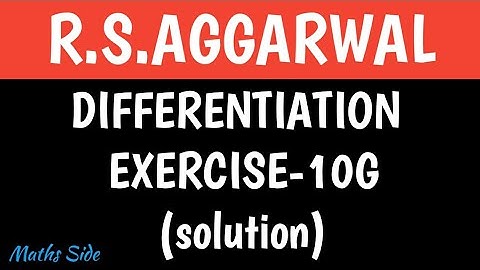 EX-10G(COMPLETE),CLASS-12 MATHS R,S AGGARWAL