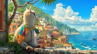 Lo-fi Chill Vibes 🦙🌴 | Cool Alpaca in a Tropical Paradise