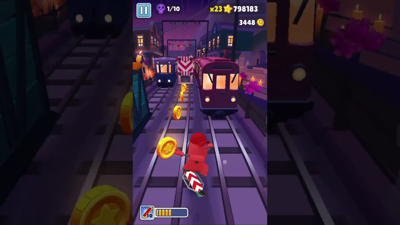 Subway surfers world record 2,822,673 coins 12,142