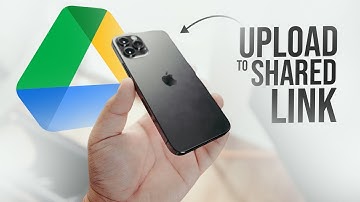 How to Upload File in Shared Google Drive Link Using iPhone (tutorial)