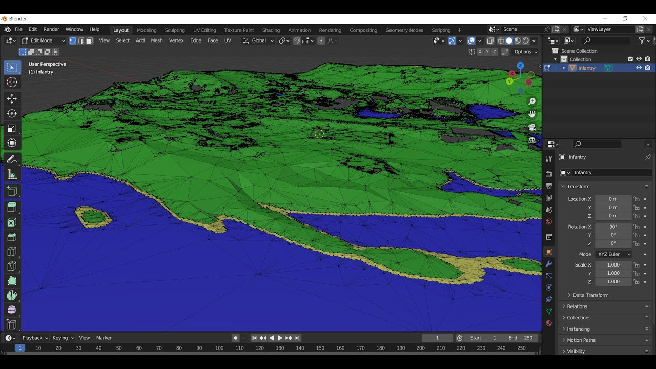 Editing the Navmesh with Blender - Battlefield 2