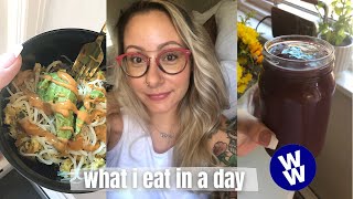 WHAT I EAT IN A DAY FOR WEIGHT LOSS ON WW BLUE | WEIGHT WATCHERS | SOMETHINGTINA screenshot 1
