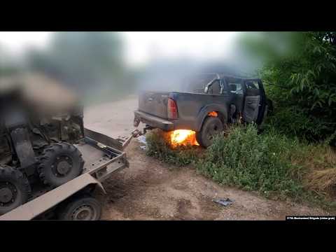 Ukrainian ground drones deliver supplies and evacuate the wounded under Russian attack