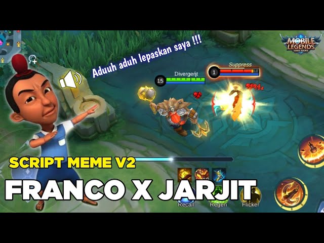 Franco X Jarjit upin & ipin | Script meme mobile legends class=