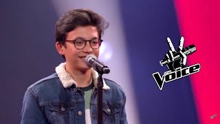 Justin - “Lovely” (Billie Eilish) | Blind Auditions | The Voice Kids Belgium |