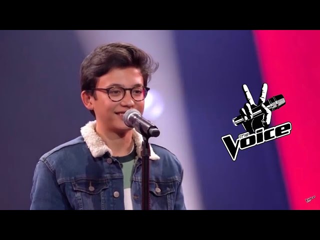 Justin - “Lovely” (Billie Eilish) | Blind Auditions | The Voice Kids Belgium | class=