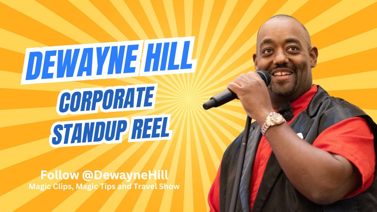 2024 Corporate Stand-Up Reel | Comedy Magician Dewayne Hill in Action