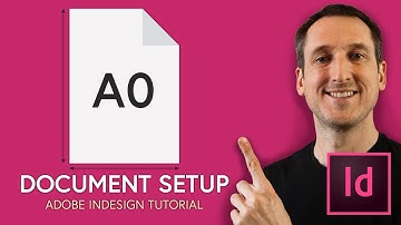 How to set up an A0 document in Adobe Indesign