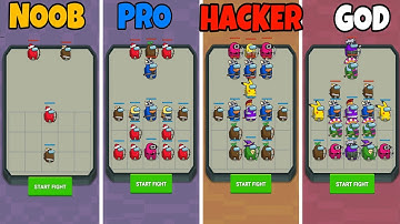 NOOB vs PRO vs HACKER vs GOD l in Merge Imposter