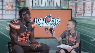 Junior Reporter with David Njoku