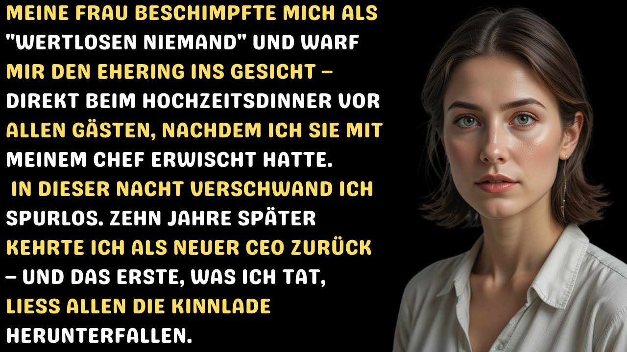 Meine Frau nannte mich vor allen einen „wertlosen Niemand“, als ich sie mit meinem Chef erwischte.