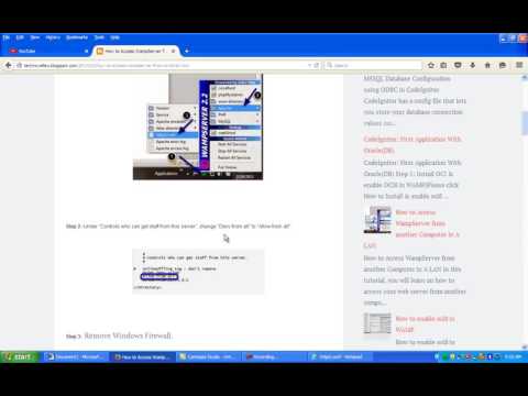 How to Access WampServer from another Computer in A LAN
