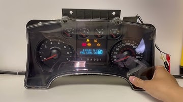 2009-2010 FORD F150 USED DASHBOARD INSTRUMENT CLUSTER TEST