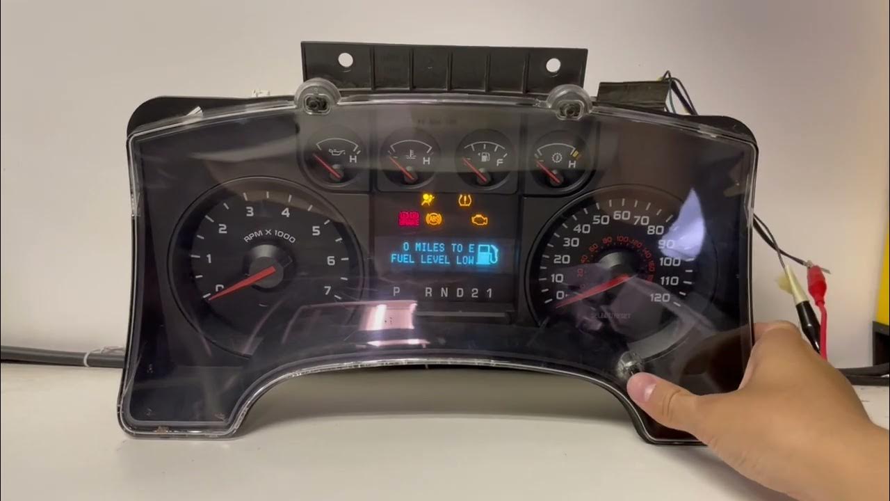 20092010 FORD F150 USED DASHBOARD INSTRUMENT CLUSTER TEST YouTube
