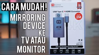 Kabel MHL USB Type C 3.1 to HDMI TV Converter 4K PX MHA-20C 2 Meter