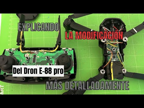 Detalles de la modificaciΓ³n del dron e88 pro