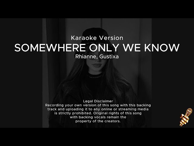 Rhianne - Somewhere Only We Know (Karaoke Version) class=