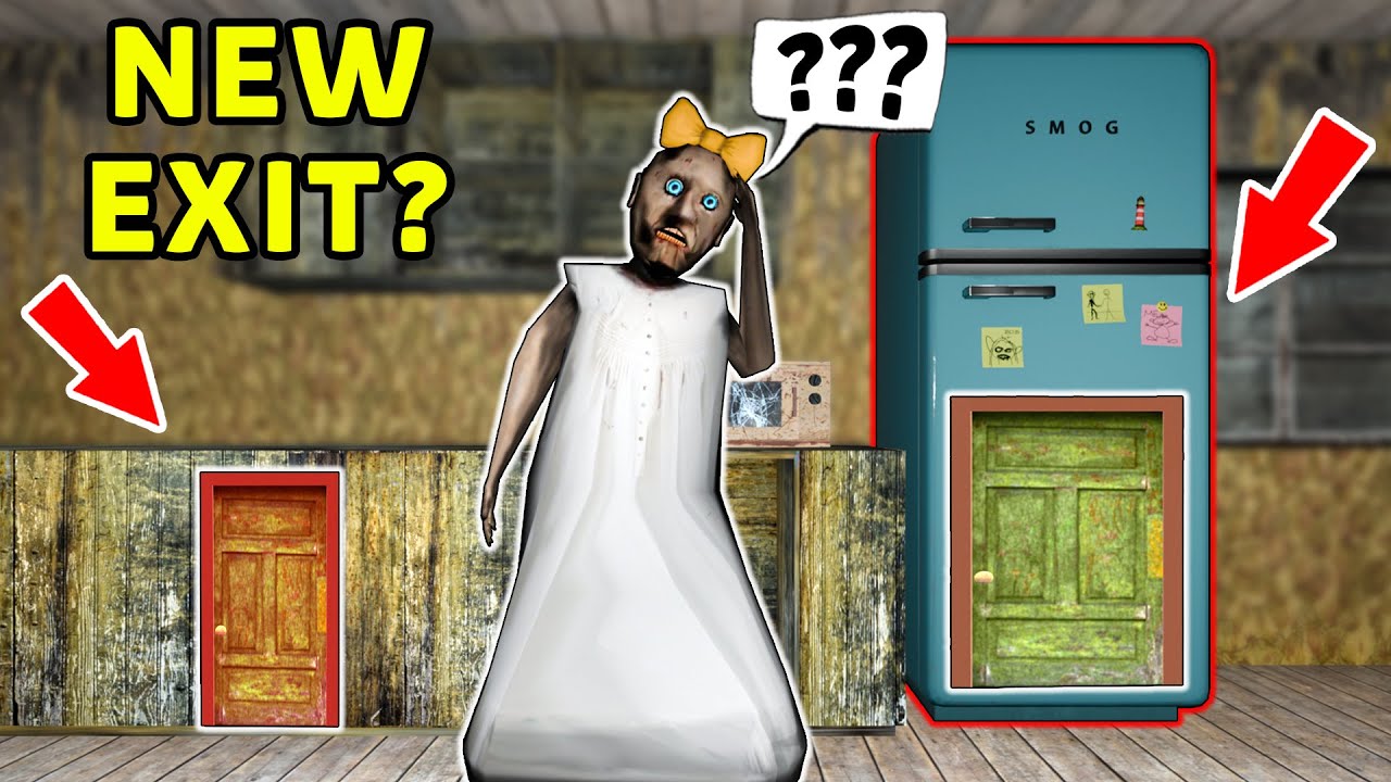 Super Secret Door in Granny vs New Exit - funny horror animation (funny ...