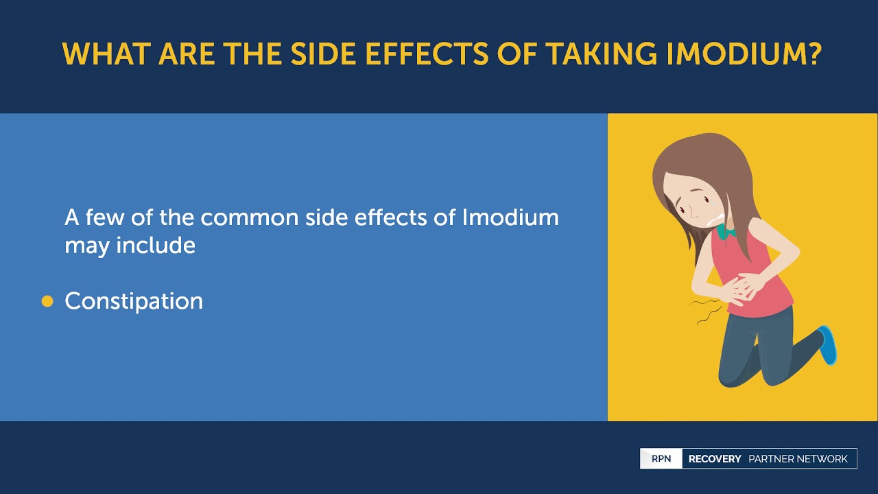 What are the side effects of taking Imodium? YouTube