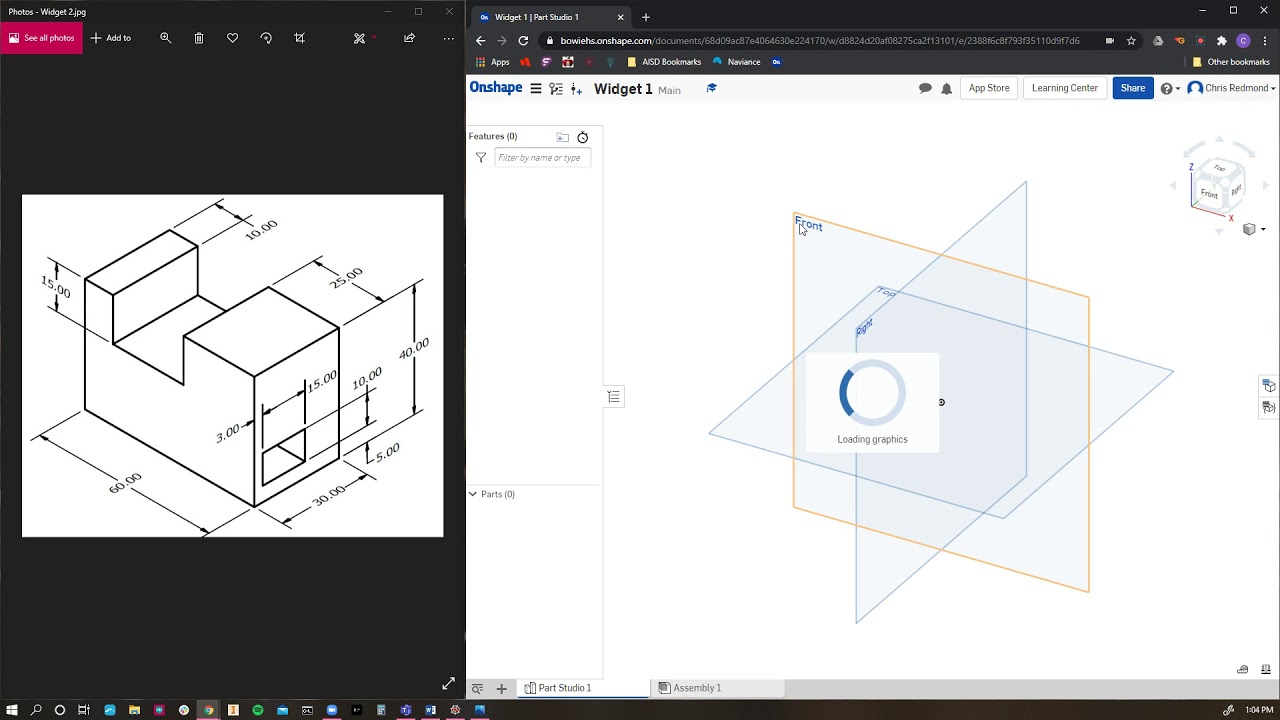 Onshape Building Part 2 - Building your first part in OnShape (OnShape Series) - YouTube