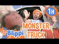 Big Trucks And Blippi 🚘| Blippi Learns Something New | Learning Videos for Kids 🔵🟠