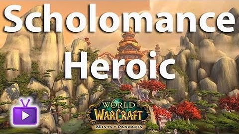 Mists of Pandaria Beta Guide with Commentary - Scholomance Heroic Revamped Dungeon