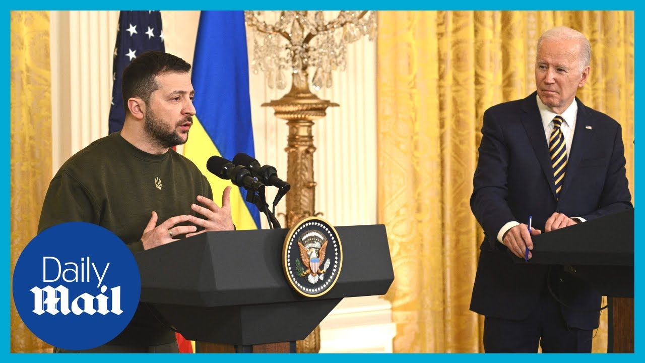 Biden praises Zelensky and Ukraine for ‘unbreakable determination’ during White House speech