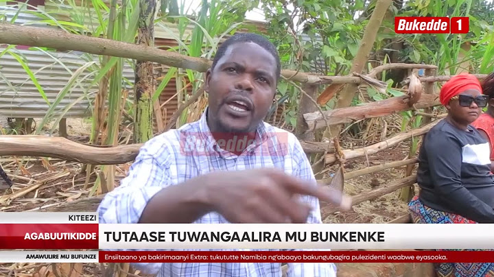 Agabuutikidde Abantu abaakosebwa okubumbulukuka kwa kasassiro Pulezidenti Museveni tutaase tusula ku