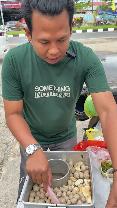 Pedagang pentol kuah yg tertipu#shorts