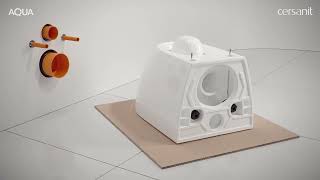 Montaż Stelaża Podtynkowego Aqua 50 Pneu Qf Z Przyciskiem Spłukującym I Miską Wc