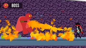 Stickman vs Zombies Update Game Chapter 5 Secret Lab level 16-30 | Zombie Boss