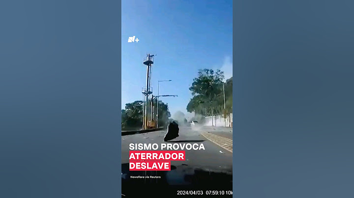 Sismo provoca aterrador deslave en Taiwán - N+ #Shorts