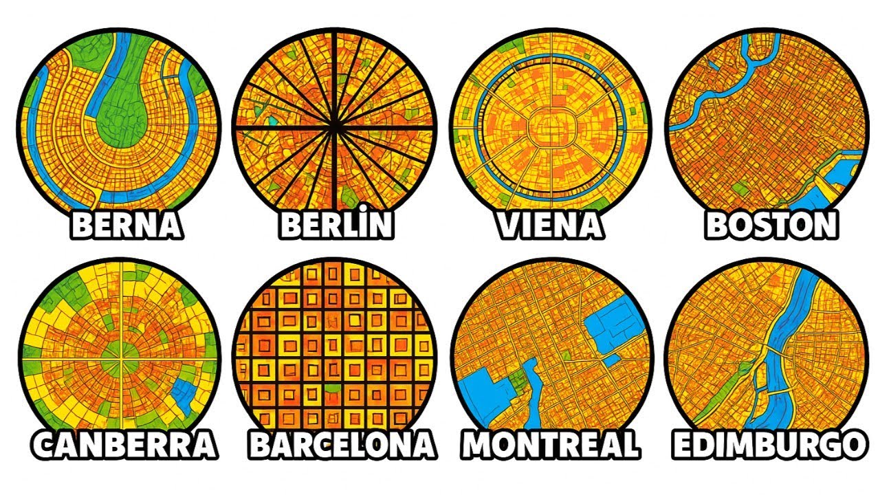El diseño de todas las grandes ciudades explicado en 9 minutos