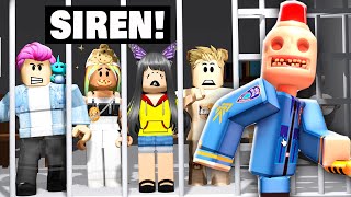 Can We Escape SIREN COP PRISON OBBY?! (Roblox With Friends!)