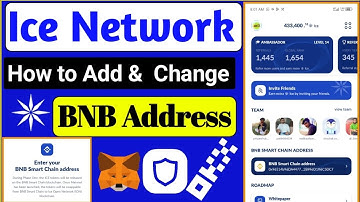 How to Change Ethereum address In Ice Network|| How to add BNB Address in Ice Network|| Ice Network