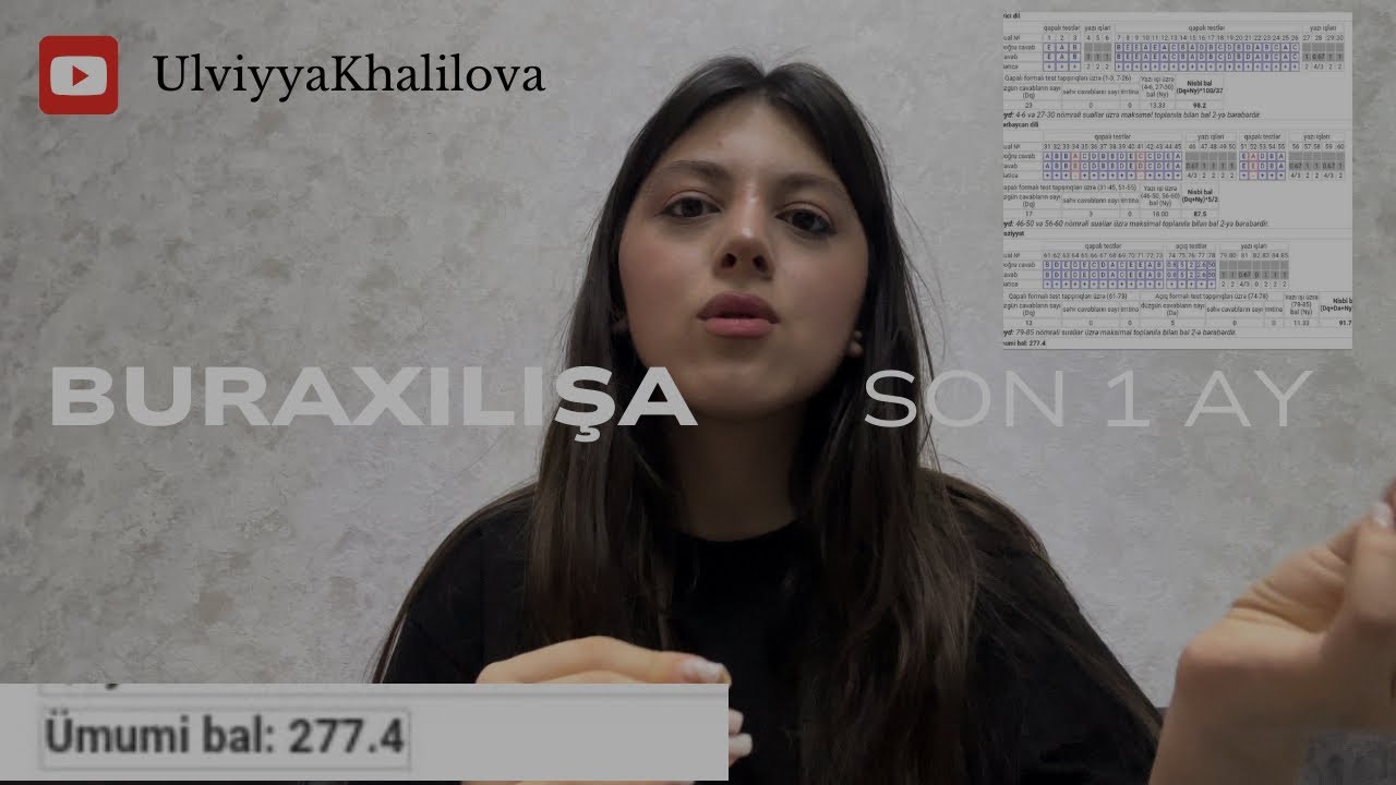 Buraxılışa son 1 AY!!! Gəlin birlikdə 277,4 bal yığaq!?🤪